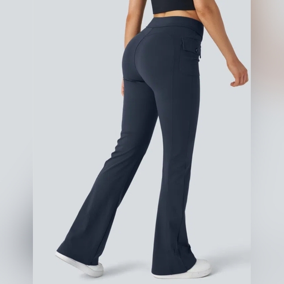 NWOT Navy Halara 3x Dress Butter Soft Pants With Side Pockets - Picture 5 of 8